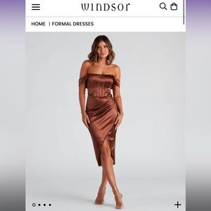 Windsor Bronze Wedding Guest Dress